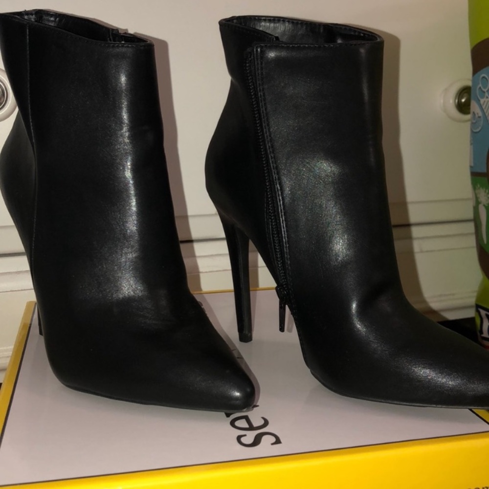 Black booties
